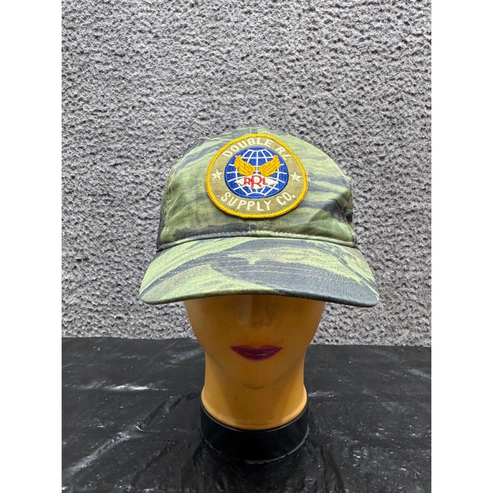 NWD RRL Ralph Lauren Black Label Camouflage Fitted Rugby Cap Size 7 / Inches